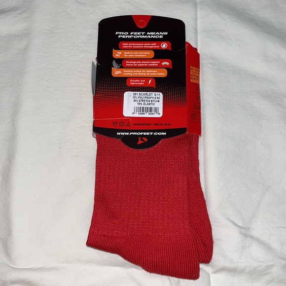 Red maximum performance socks. - Picture 2 of 2